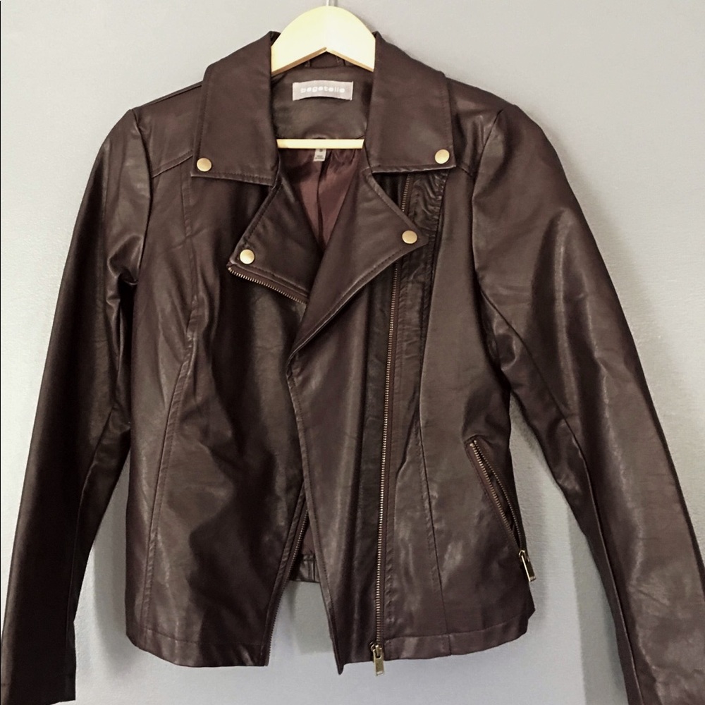 Bagatelle Faux Leather Jacket